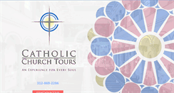 Desktop Screenshot of catholicchurchtours.com